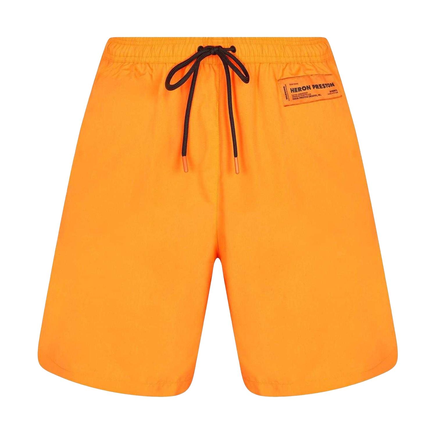 Heron Preston - Badeshorts für Herren (Neon-Orange)