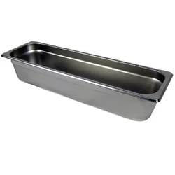 AcMax GN 2/4 Gastronormbehälter GN-Behälter Edelstahl Tiefe 100mm