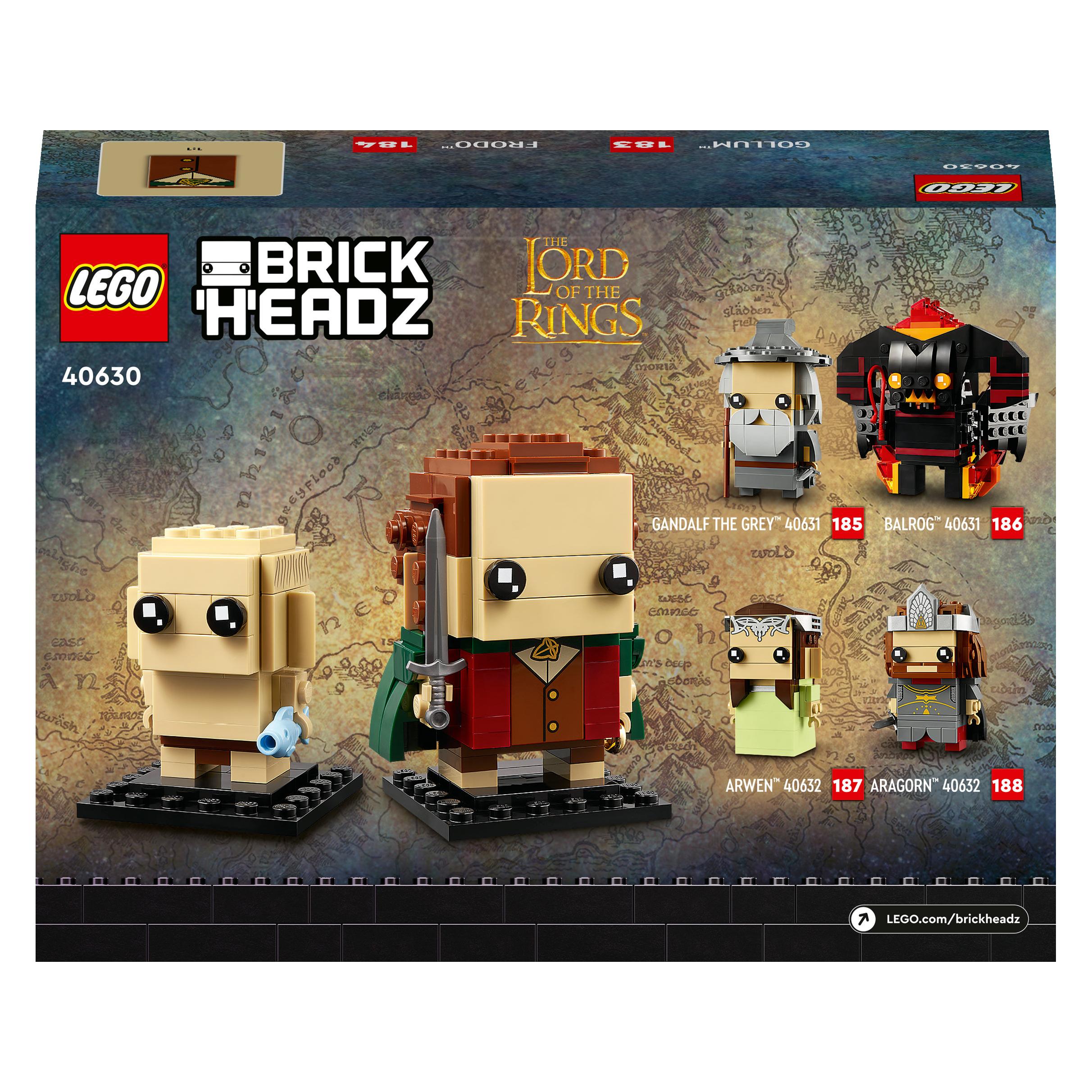 LEGO Brickheadz Frodo & Gollum (40630, LEGO Brickheadz) (40630)