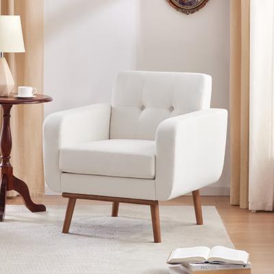 HUIMO Sofa Couch for Two People Tufted Fabric Upholstered Sofa, Button tufted small sofa