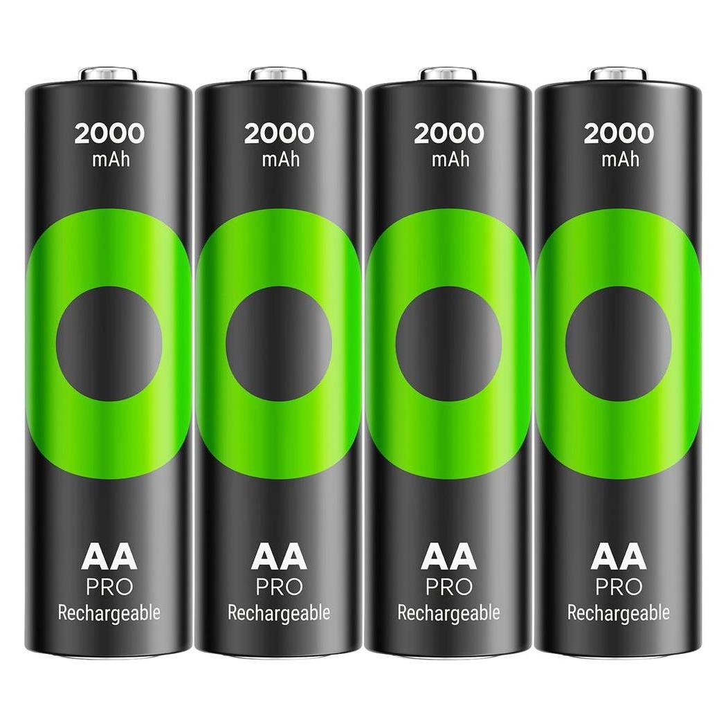 GP Batteries ReCyko Pro (4 Stk., AA, 2000 mAh) (GPRCP200AA167C4)
