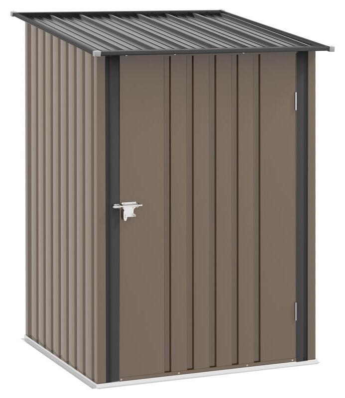 Metallische Gartenhütte - Wetterfeste Lagerhütte und Gartenhaus für Werkzeuge