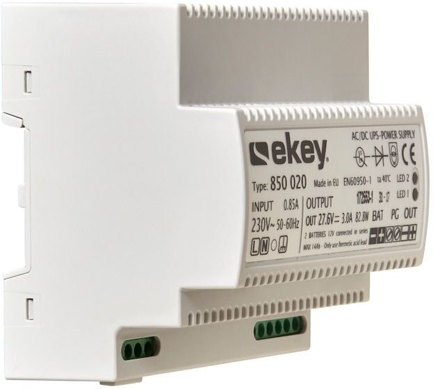 ekey Steuereinheit USV REG 230 VAC/24 VDC/3 A + AKKU 4 Ah