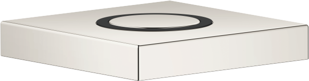 Dornbracht bouton de commande 10714970-08 rosette carré, le platine