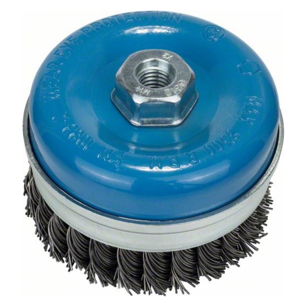 Bosch Professional Zubehör PRO Metal heavy Topfbürste, 75 x 0,5 mm, Gewinde (2608622063)