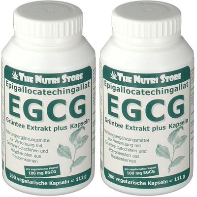 Egcg 100 mg Grüntee Extrakt plus Kapseln 2x 2x200 St