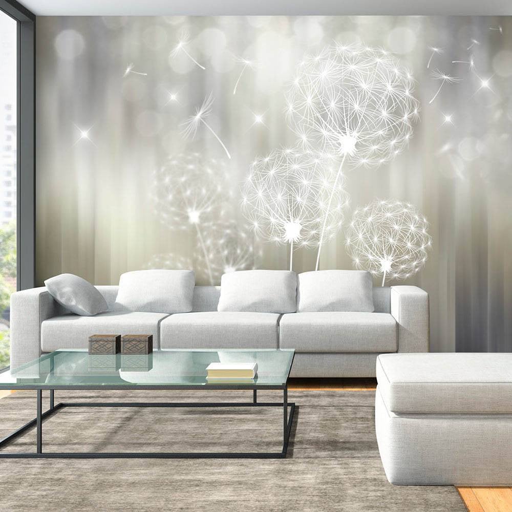 home24 Fotobehang Gift of the Sun, Grijs, B: 300 cm, H: 210 cm