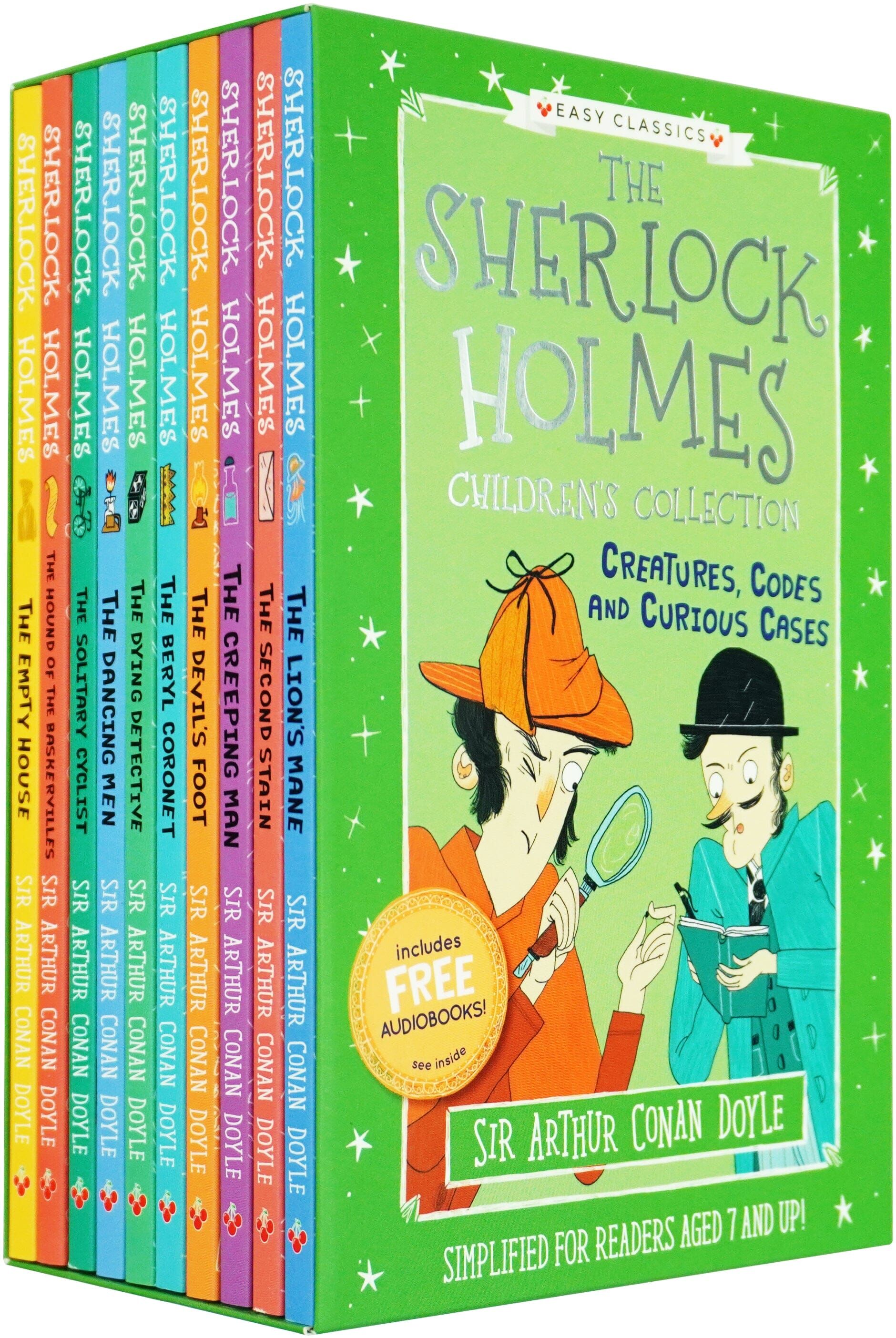 The Sherlock Holmes Children's Collection: Creatures, Codes and Curious Cases 10 Books (Series 3) by Sir Arthur Conan Doyle - Age 7-11 - Paperback Sweet Cherry Publishing