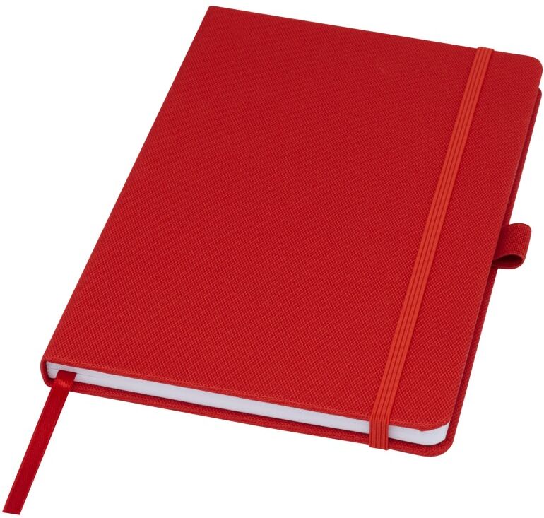 Carnet personnalisable A5 en papier recyclé Honua rouge