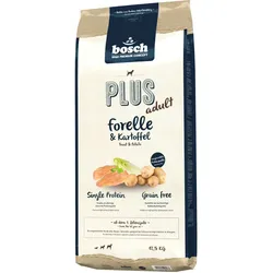 bosch Plus Adult Forelle & Kartoffel Hundetrockenfutter 12,5 Kilogramm