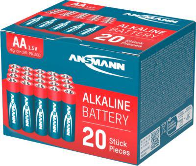 Alkaline Batterien Mignon AA/LR6, 1,5 V, 20 Stück