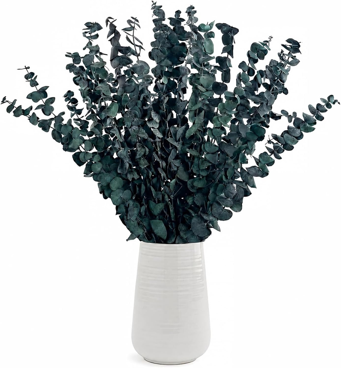Vemera Gedroogde Eucalyptusstelen - Blauw - 24 stuks - 43 cm