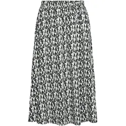 Tchibo - Rock mit Print - Damen - Gr. XS - schwarz