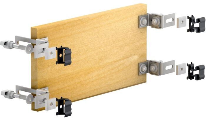 Mepa VariVIT Universal-Armaturenplatte 546008 zur Befestigung von UP-Armaturen in Vorwand-Installation