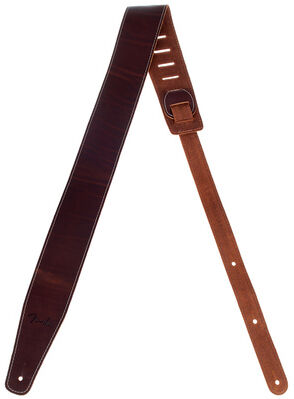 Fender Broken-in Leather Strap Brown Marron