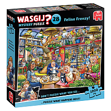 Jumbo Spiele Wasgij Mystery 28 - Katzen-Chaos - 1000 Teile 311387