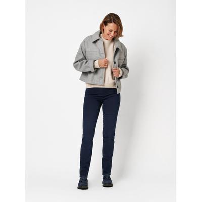 Stretch-Hose RELAXED "My Darling", Damen, Gr. 4, Normalgrößen, blau (dunkelblau 581), Web, , Casual, slim fit normal, Hosen, mit Jerseybund