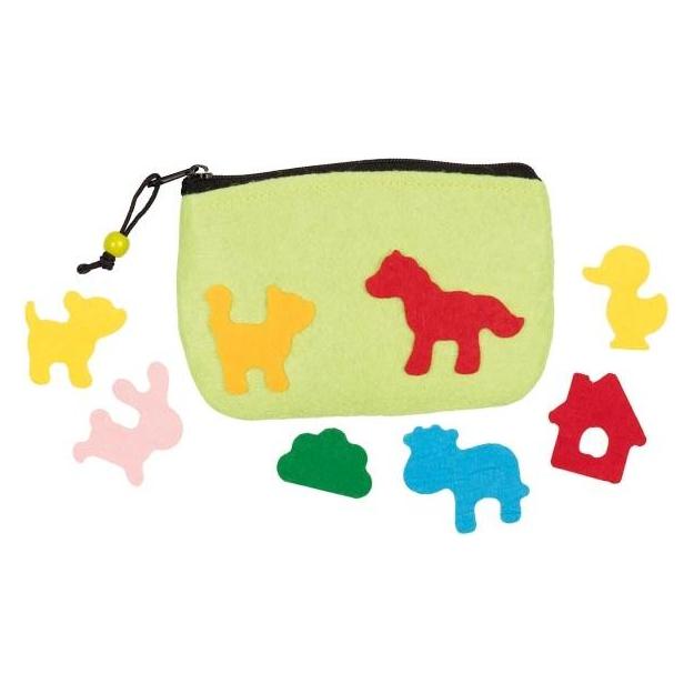 Goki Felt bags with applications for self-decorating (58727)