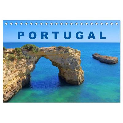 Portugal (Tischkalender 2027 DIN A5 quer), CALVENDO Monatskalender