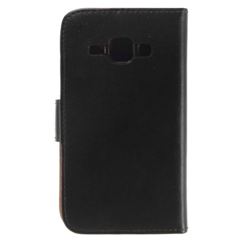 OEM Slim Leather Book Case for Galaxy J1 - black 4250710564712 (Samsung Galaxy J1) (25445224)