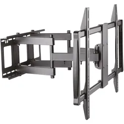 InLine Befestigungskit (Wandbefestigung) für flat panel - Schwarz - Bildschirmgrösse: 15 (Wand, 80 kg, 60" - 100"), TV Wandhalterung, Schwarz