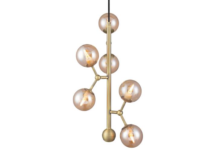 Vertical Design Pendellmape Atom Amber Halo Design