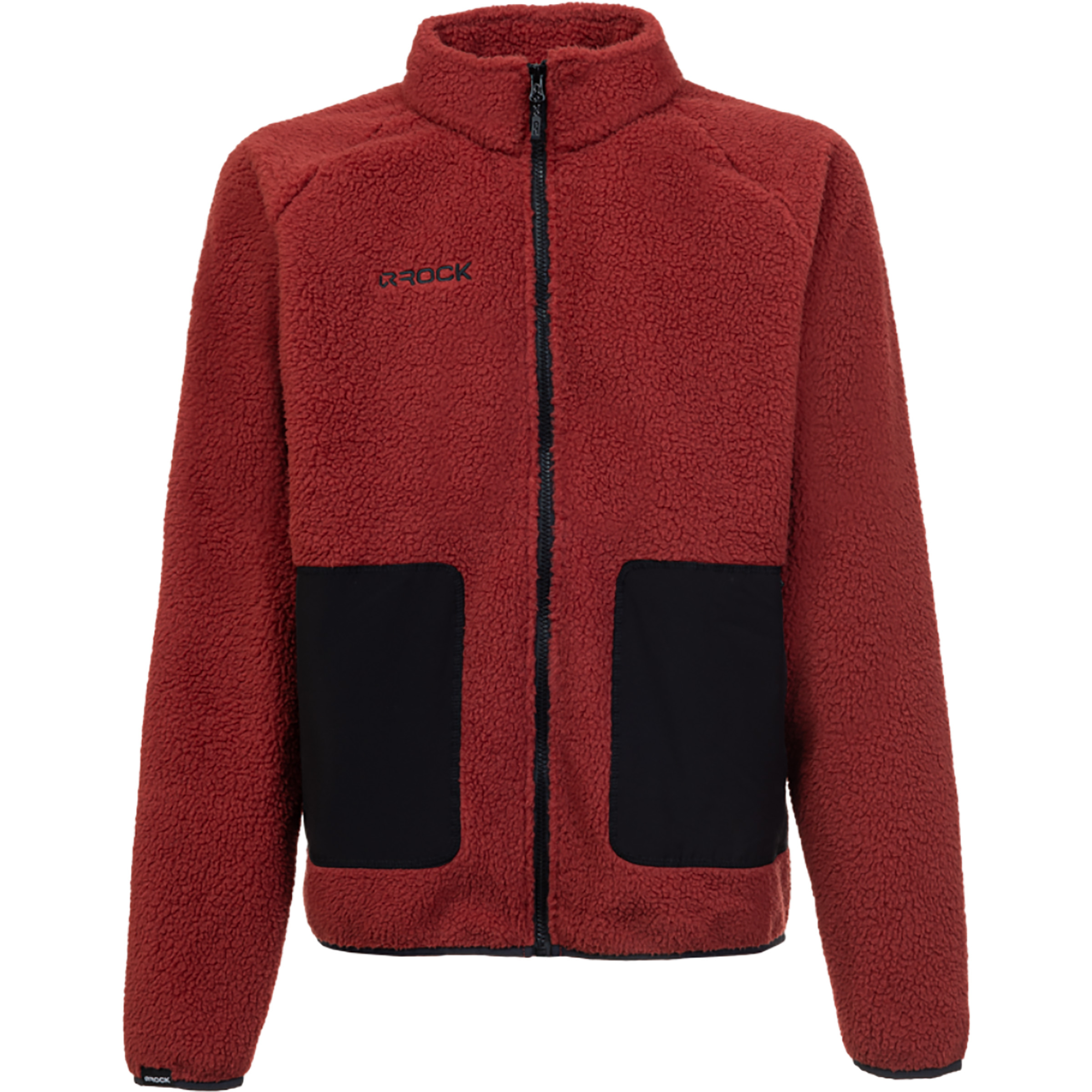 Rock Experience Re.Moose Pass Mock Neck Fleece Herren Fleecejacke rot Größe S Trekking
