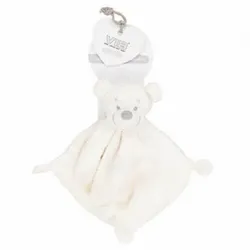 Plüsch Monkey Doudoutuch Weiß