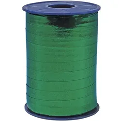 PRÄSENT Metallic Ringelband grün, 1 cm