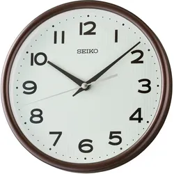 Seiko QXA836B Wand- und Standuhr Quarz mit Leisegang Braun