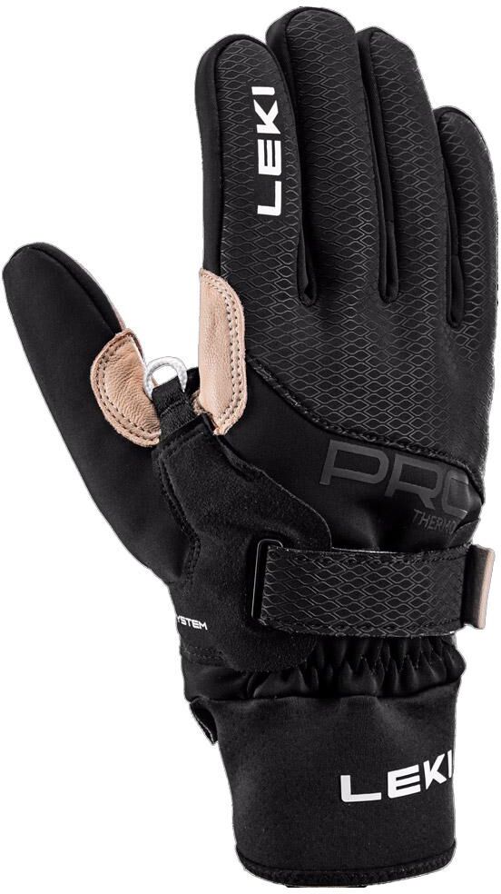 Leki  - Prc Premium Thermoplus Shark Black Sand - 7 - Gant Nordique