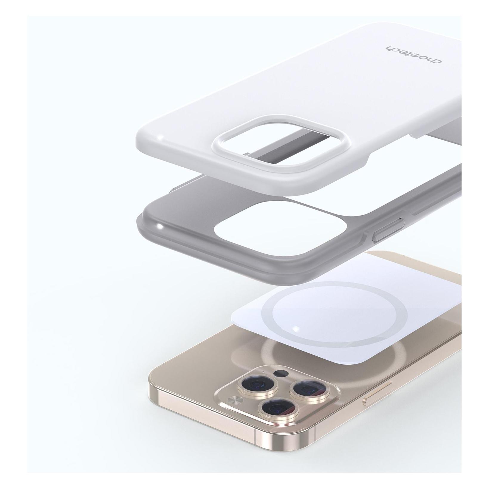 Choetech MFM Fall Protection Case for MagSafe for iPhone 13 Pro White (PC0113-MFM-WH) (Apple iPhone 13 Pro) (01.05.01.XX-PC0113-MFM-WH)
