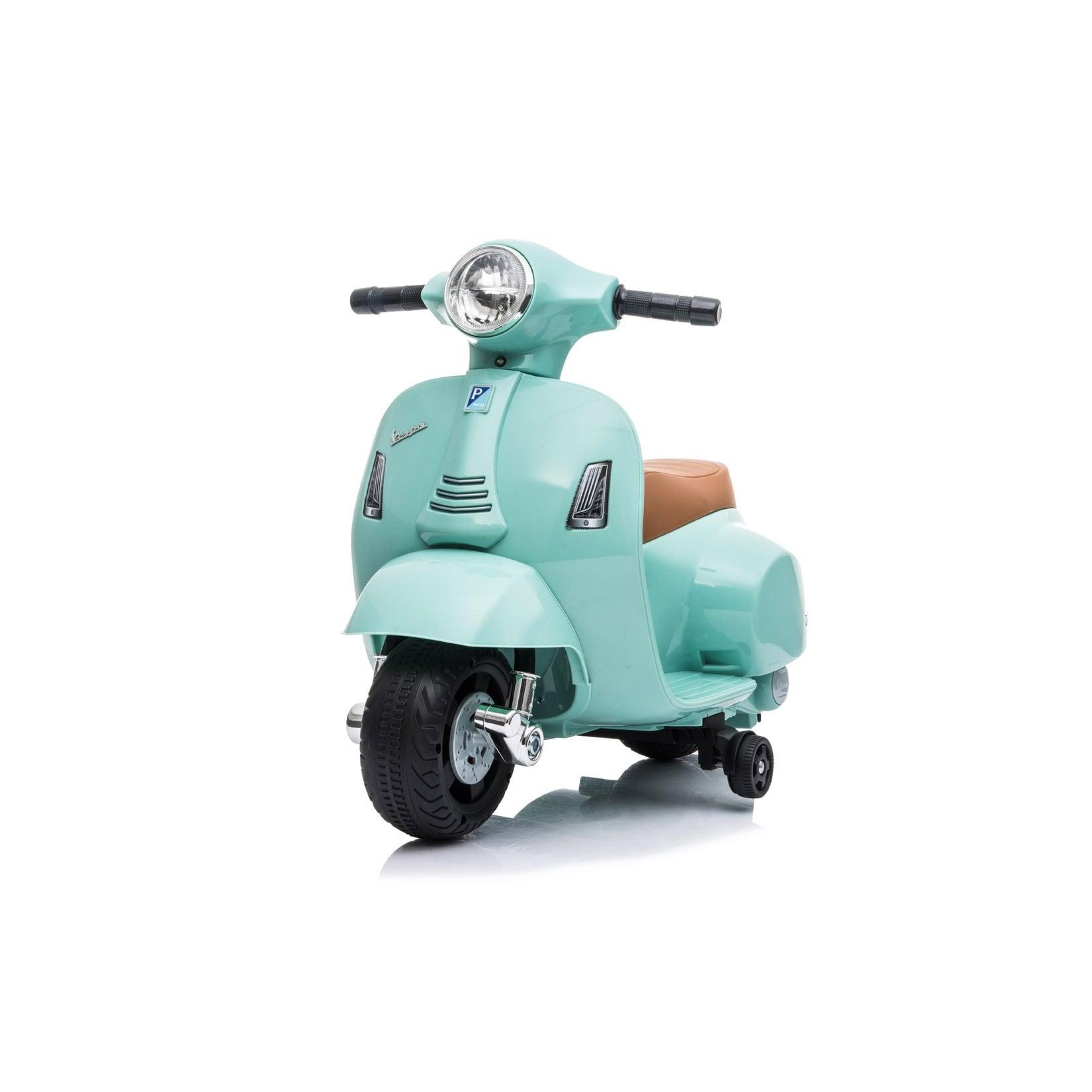 Chipolino Kindermotorrad Mini Vespa, Elektrofahrzeug, Stützräder, 30 W, 2,5 km/h
