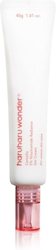 Haruharu Wonder Centella 5% Niacinamide Radiance Gel Cream light gel-cream to even out skin tone 40 g