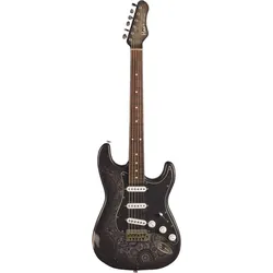 Haar Traditional S Black Paisley #43496 - E-Gitarre