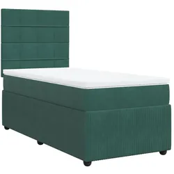 vidaXL, Boxspringbett, Erdmute (Block mit Quadraten) (90 x 190 cm)