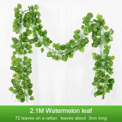 Inspired Living LushLife Artificial Ivy Garland Realistic Green Vine Wall Decor For Home & Events c