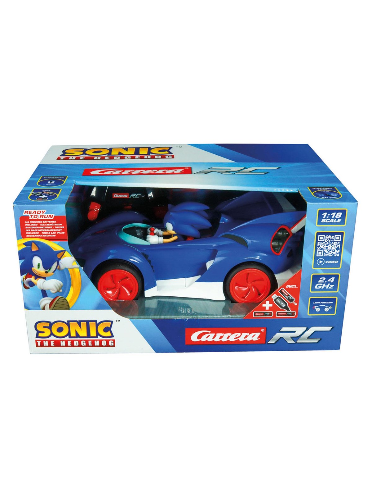 Carrera RC 2.4GHz Team Sonic Racing - Sonic Performance Version - 1:18