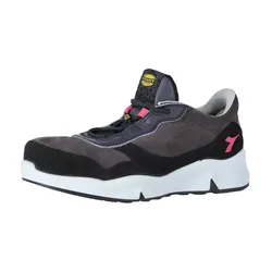 Damen Sicherheitshalbschuhe S3L "ATHENA LOW" Eisengrau/rot - 35 - grau