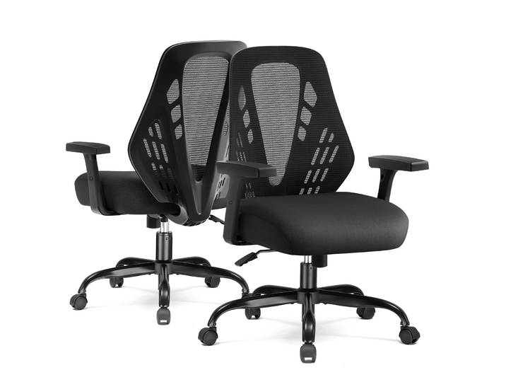 COMHOMA accoudoirs réglables chaise de bureau ergonomique chaise de bureau chaise de jeu fonction à bascule en maille respirante