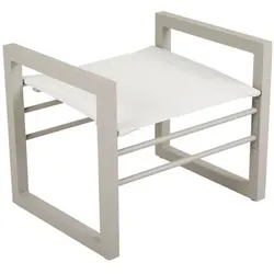 Brafab Gartenhocker Vevi Aluminium Braun Khaki