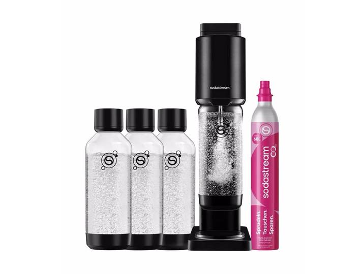 Sodastream FRESH Schwarz Megapack Wassersprudler