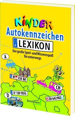 Kinder Autokennzeichen Lexikon: Der große Spiel- und Wissensspaß für unterwegs - Preis vom 04.10.2026 03:51:26 h