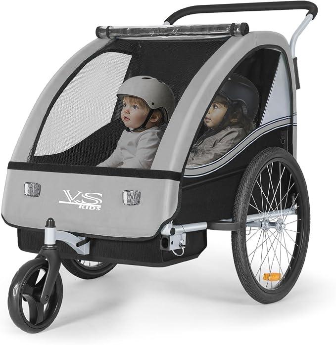 in 1 Kinderanhänger Fahrradanhänger Anhänger mit Buggy Set Jogger 50202