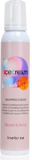 Inebrya Ice Cream Dry-T Whipped Cream - Rinse-free foam conditioner - 200ml (200 ml) (21401407)
