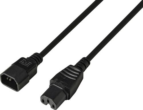 Sygonix SY-7154268 Strom Netzkabel Schwarz 3.00m