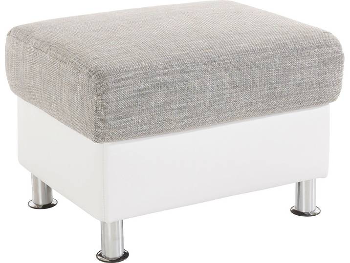 TRENDMANUFAKTUR Hocker Rondo III 67 cm, Hocker, komfortabel, Federkern optional, Chromfüße, wahlweise mit komfortablem Federkern, frei im Raum stellbar