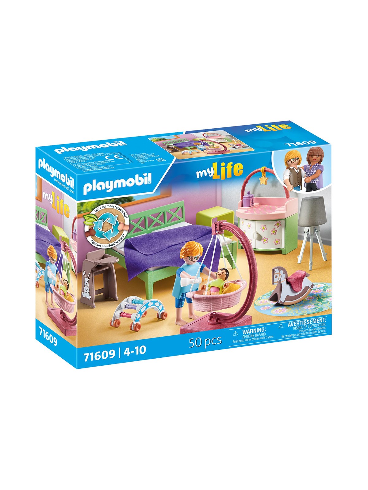 Playmobil Serie - Sleeping Room with Baby Play Corner