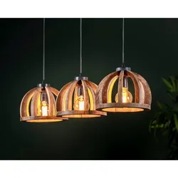 designline »Zanetti« Hängelampe 3 Schirme