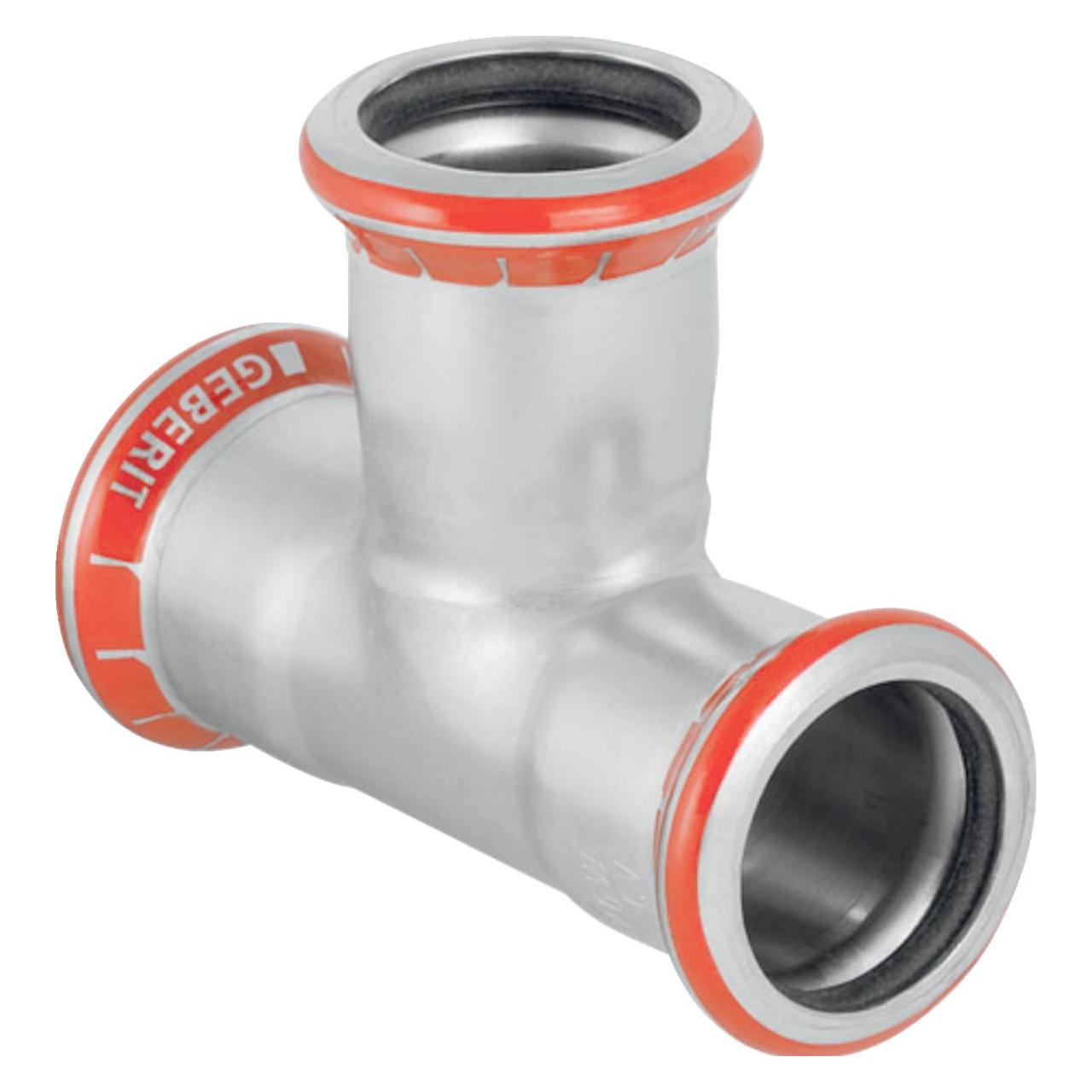 Geberit C-STAHL straight tees 35 mm (21006) buy cheap online (T-Verbindung) (21006)